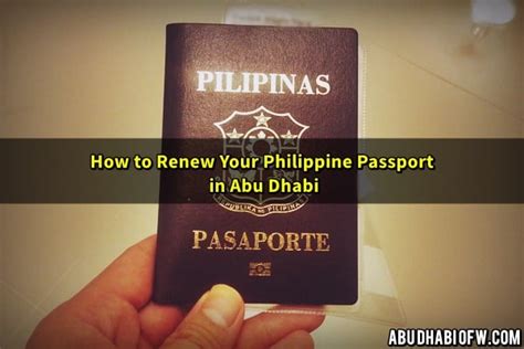 abudhabipe.civilregistry@dfa.gov.ph|How To Renew Philippine Passport in UAE (United Arab Emirates).
